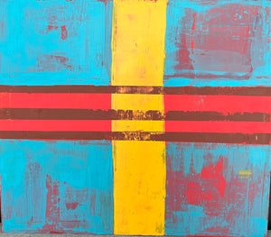 Morea malt in Acryl auf Holz