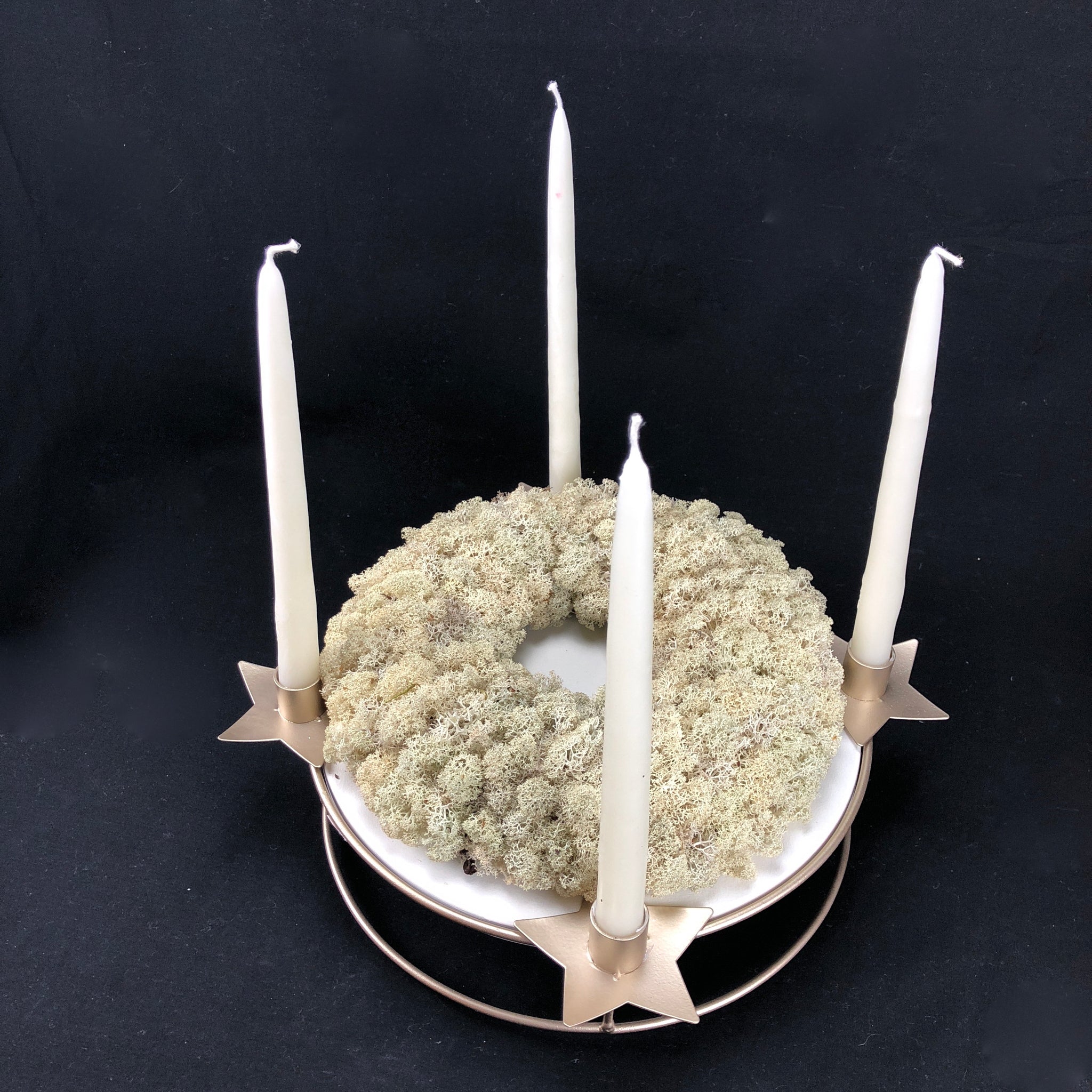 Adventskranzhalter aus Messing groß – dfm