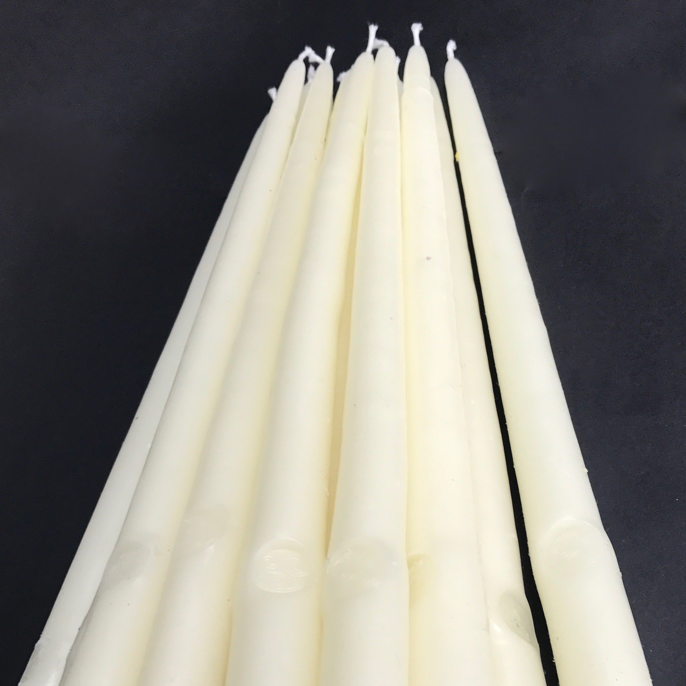 BienenwachsAltarKerze, 42cm, handgezogen, eisgekühlt